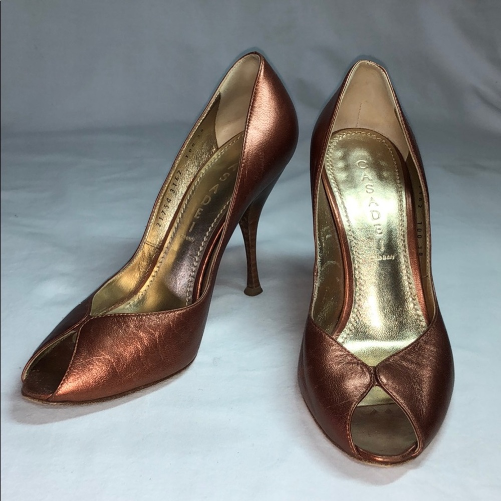 Casadei Peeptoe Heels